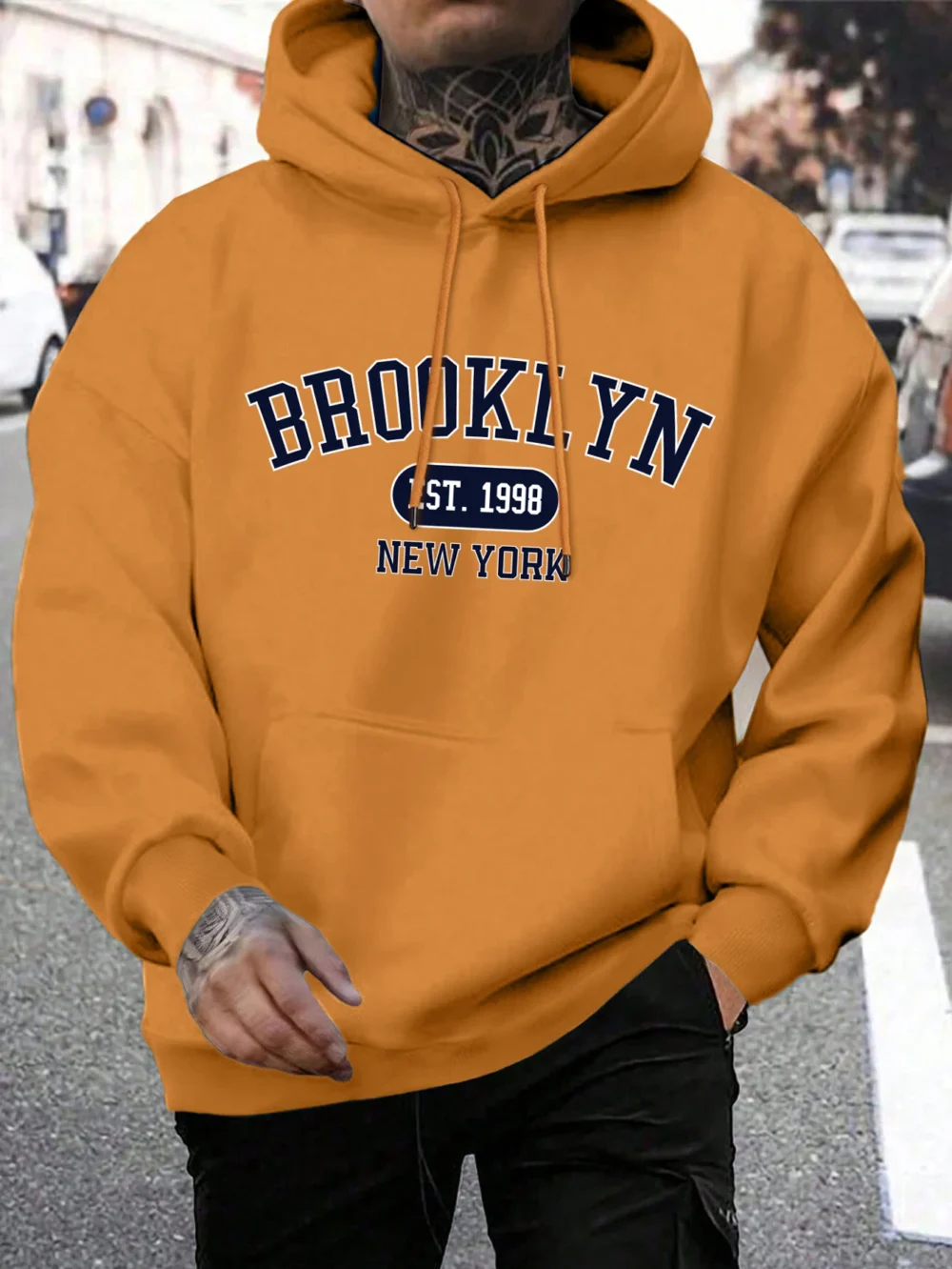 1998 New York Printing Men's Essentials Hoodie - Image 6