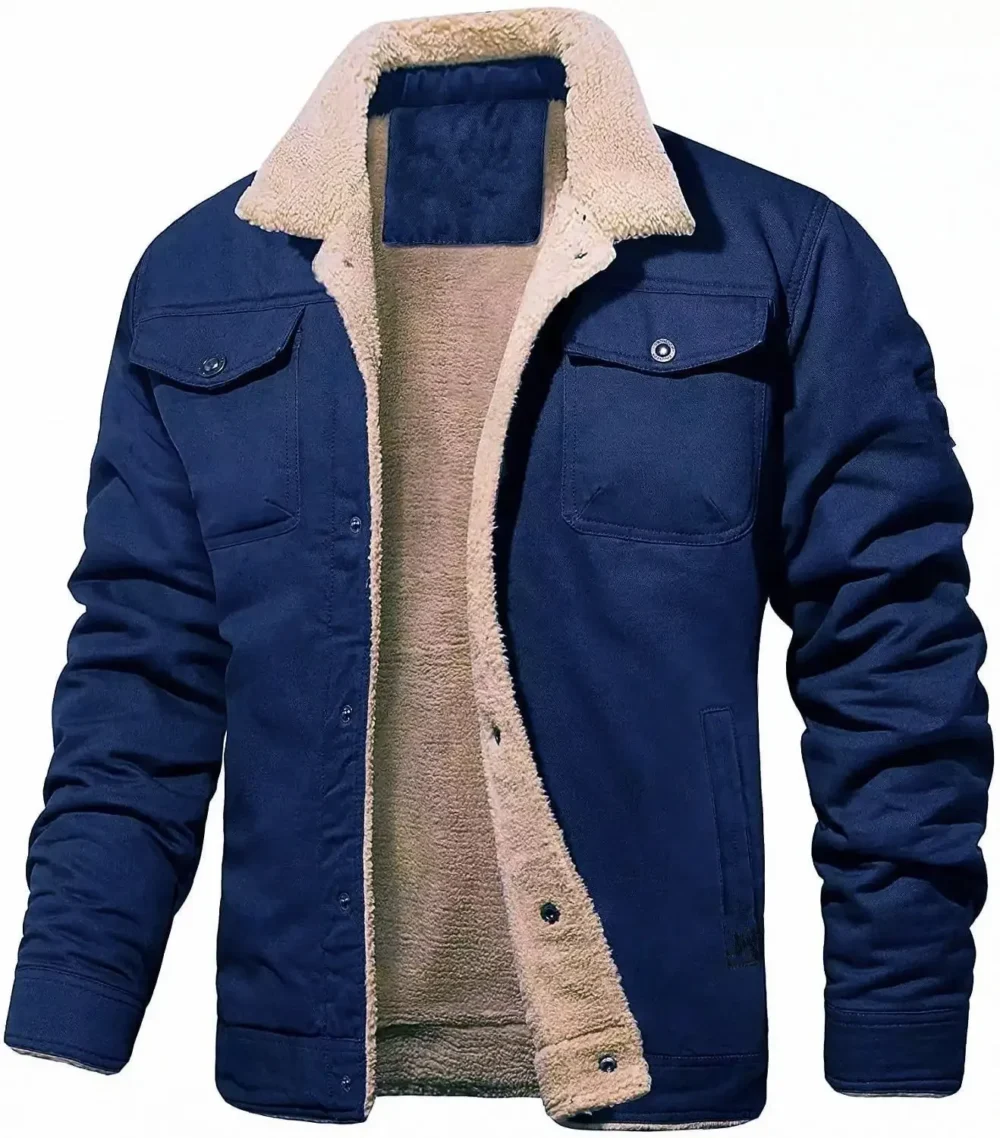 Cotton Work Fleece Jacket - Image 3