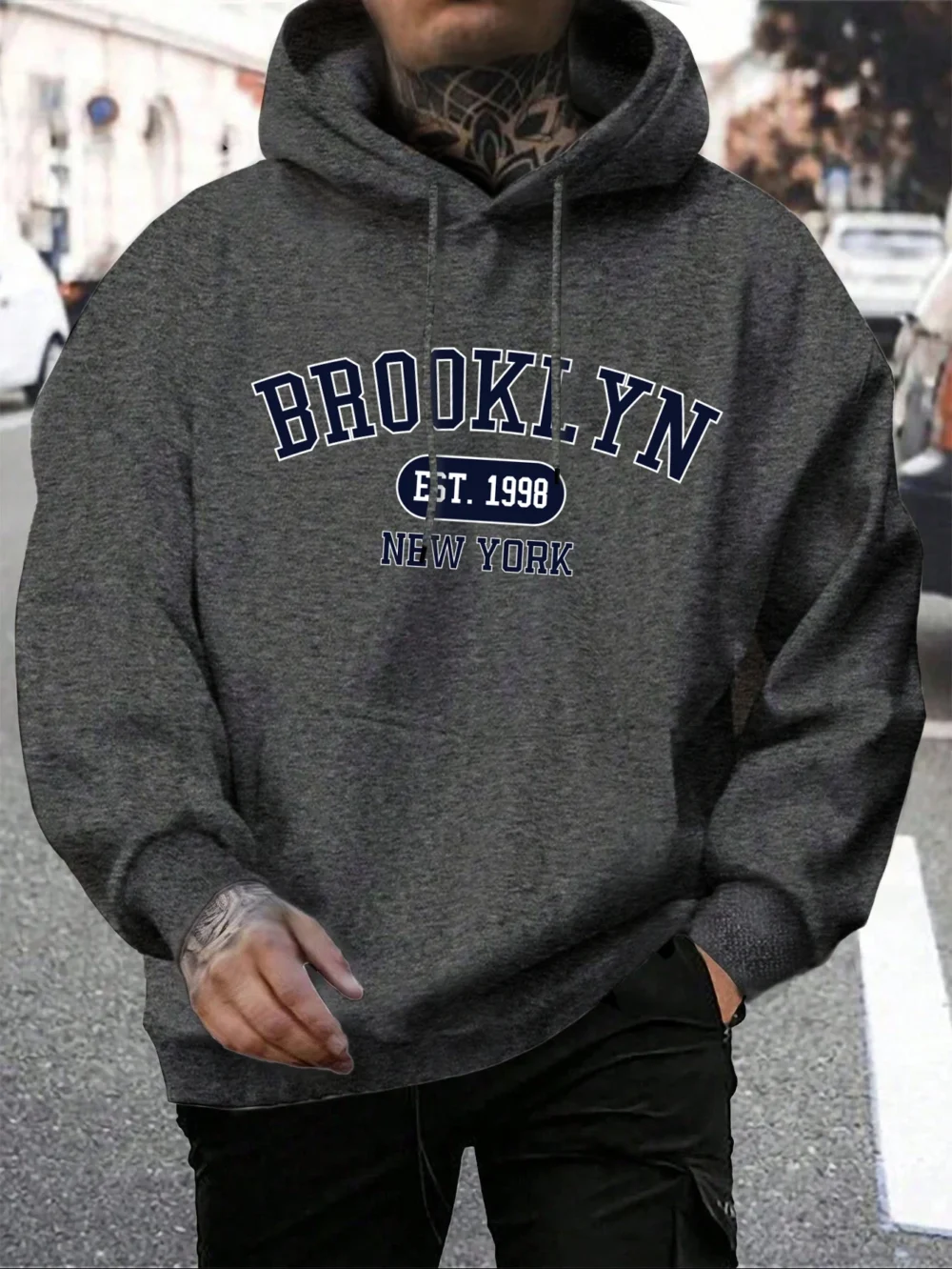 1998 New York Printing Men's Essentials Hoodie - Image 11