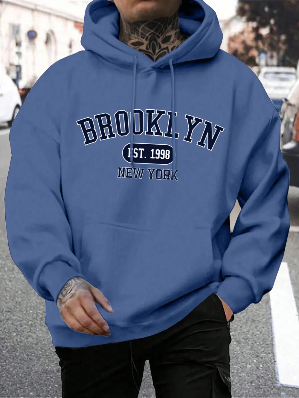 1998 New York Printing Men's Essentials Hoodie - Image 12