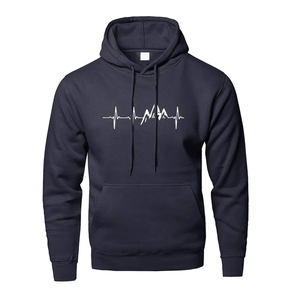 Heartbeat Printed Essentials Hoodies - Image 2