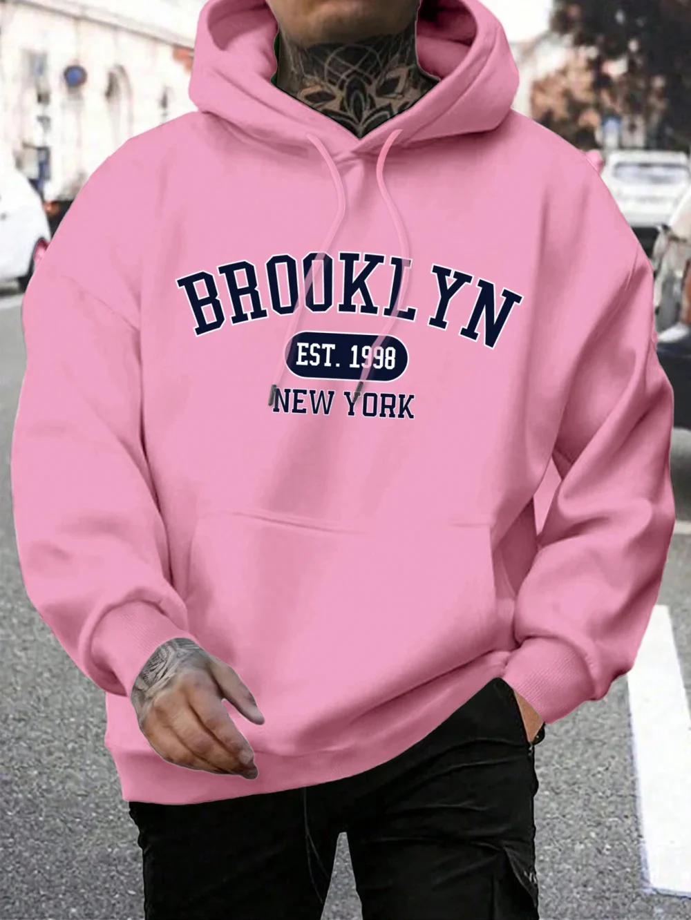 1998 New York Printing Men's Essentials Hoodie - Image 7