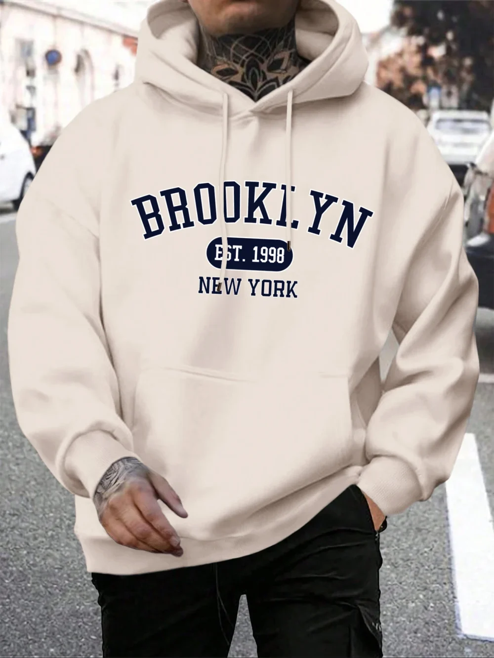 1998 New York Printing Men's Essentials Hoodie - Image 9