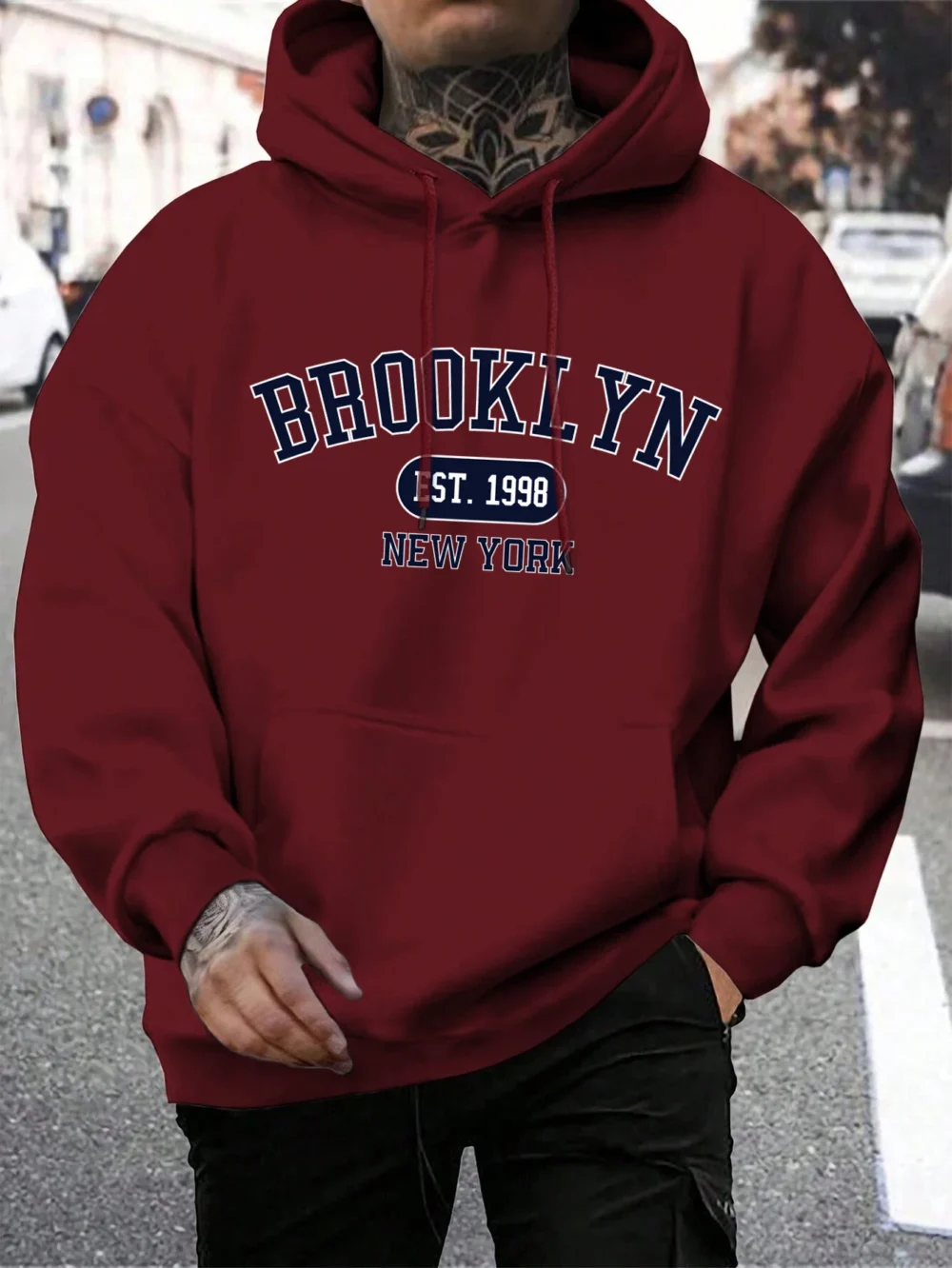 1998 New York Printing Men's Essentials Hoodie - Image 10