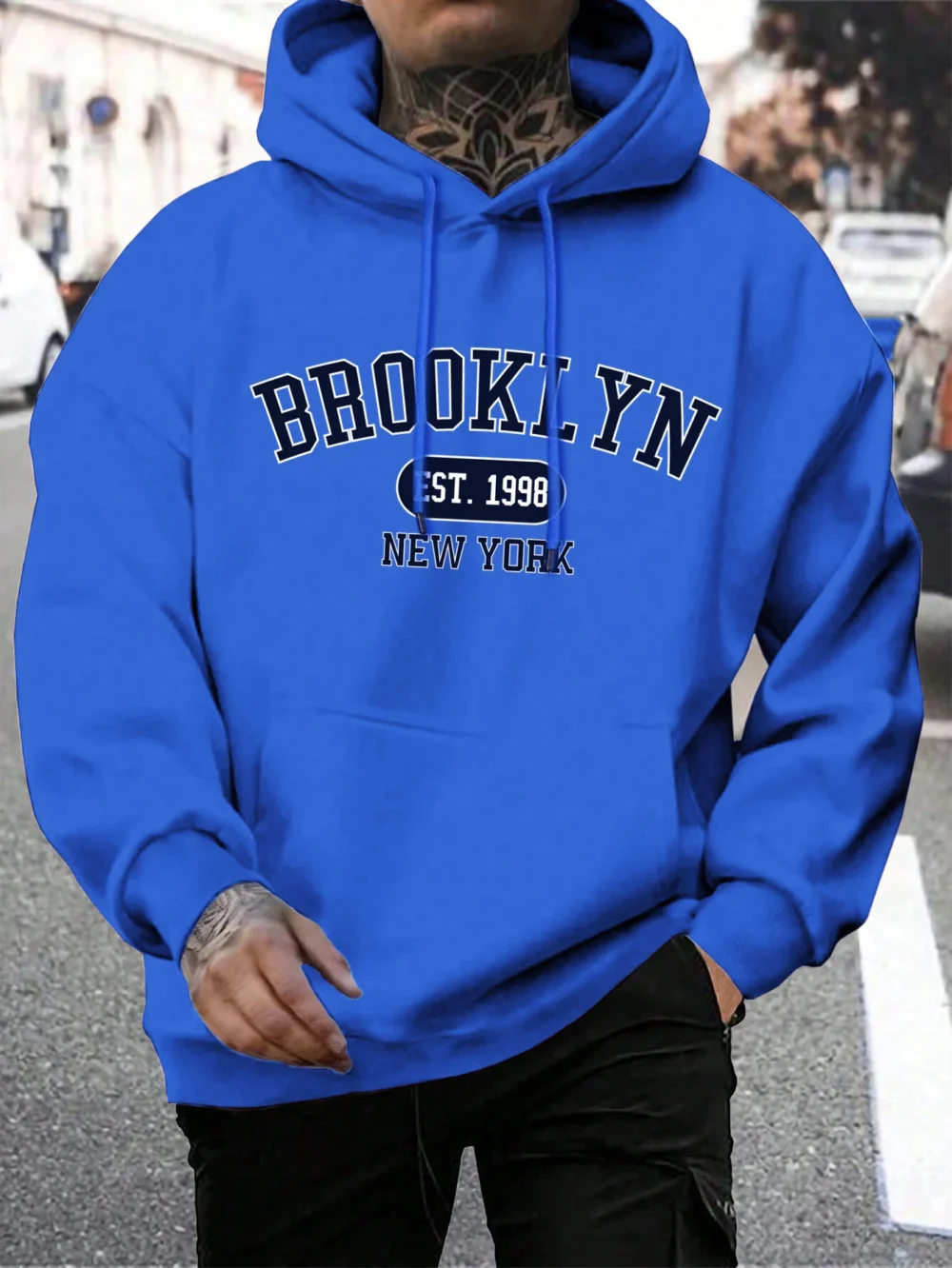 1998 New York Printing Men's Essentials Hoodie - Image 8